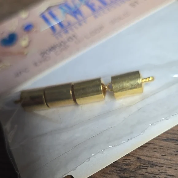 Gold Toned End Caps with Loops (16 Packs) - Picture 8 of 8